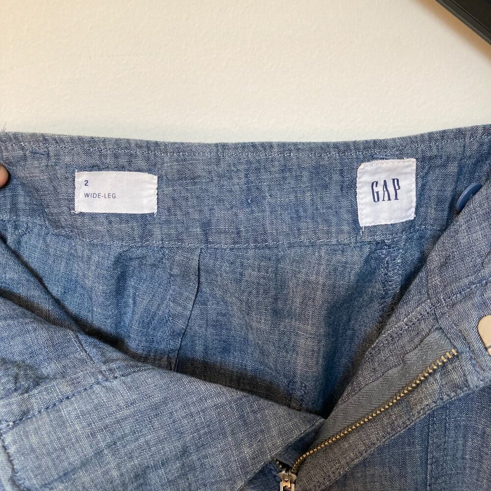 Gap Wide Leg Cotton, denim-colorway - Picture 5 of 7
